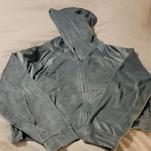 Victoria's Secret Light Sage Green Velour Jacket
